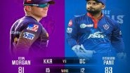 Sports News | IPL 2021, Qualifier 2: KKR Win Toss, Opt to Bowl Against DC