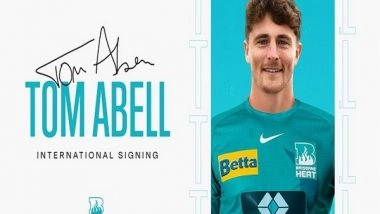 Sports News | BBL: Brisbane Heat Rope in Somerset Captain Tom Abell to Replace Banton