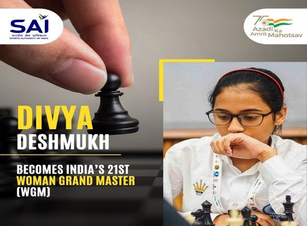 Sports News | Divya Deshmukh Becomes India's 21st WGM, Wins at First Saturday Grand Master