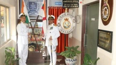 India News | Surgeon Captain Marak Pertin Assume Command of Indian Naval Hospital Ship Kasturi