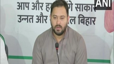India News | Officials Pressurised to Make People Vote in Favour of Specific Party, Alleges Tejashwi Yadav Ahead of Bihar By-polls