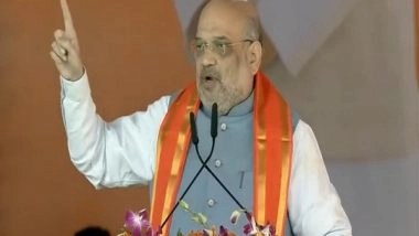 India News | Amit Shah Hits Back at Akhilesh Yadav over Past Taunts on Time Frame for Construction of Ram Temple at Ayodhya