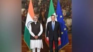 World News | PM Modi Meets Italian Counterpart in Rome