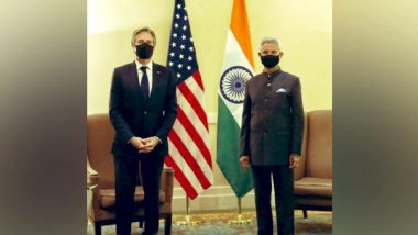 World News | Jaishankar Meets US Secretary of State Antony Blinken in Rome on Sidelines of G-20 Summit