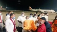 World News | Sri Lankan Relics, Mahasangha Depart on Inaugural Flight to Kushinagar