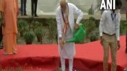 India News | Abhidhamma Day: PM Modi Plants Sapling in UP's Kushinagar