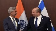 World News | Jaishankar Meets Israeli PM Naftali Bennett, Discusses Strengthening of Strategic Alliance