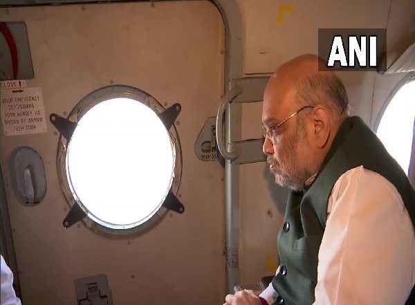 India News | Amit Shah Conducts Aerial Survey of Rain-affected Areas in Uttarakhand