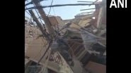 India News | Building Collapses in Delhi's Sangam Vihar, No Casualties Reported
