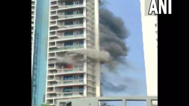 India News | Mumbai: Massive Fire Breaks out at Avighna Park Apartment, No Injuries Reported