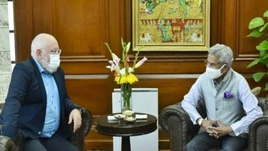World News | EVP Timmermans Meets Jaishankar, Discusses Afghanistan, Climate Action Challenges