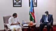 World News | MoS Muraleedharan Meets First VP of South Sudan, Discusses Trade, Investment Ties