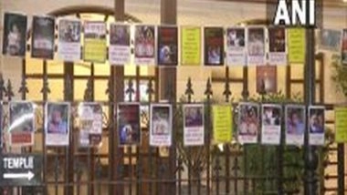 World News | Kolkata: ISKCON Puts Up Posters Against Bangladesh Communal Violence