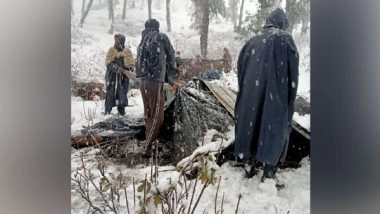 India News | 4 Nomadic Families Stuck in Snowstorm Rescued in J-K's Budgam