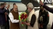 India News | Amit Shah Reaches Srinagar for His Three-day Visit to J-K