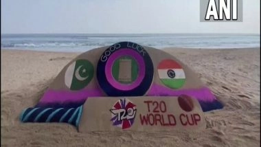 India News | T20 WC: Excitement Begins, Artists Create Art Ahead of India-Pak Match