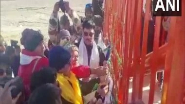 India News | BJP MP Inaugurates Mobile Tower in Demjok Village of Eastern Ladakh