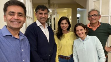 Diwali 2021: Gita Gopinath Enjoys Pre-Diwali Evening With Nobel Laureates Abhijit Banerjee and Esther Duflo, Raghuram Rajan, See Pic