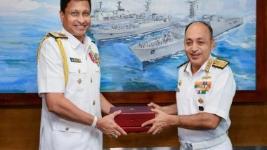 World News | Vice-Admiral of Indian Navy Calls on Commanders of Sri Lankan Navy and Air Force