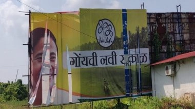 India News | Goa: TMC Slams BJP over Vandalisation of Billboards Ahead of Mamata Banerjee's Visit