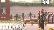 India News | CDS, Army Chief Lay Wreath at National War Memorial on 75th Infantry Day