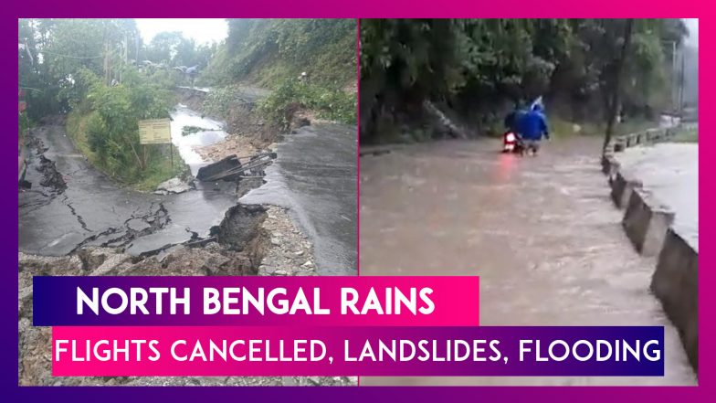 North Bengal Rains: Flights Cancelled; Landslides, Flooding In ...