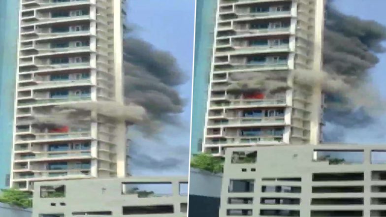 Mumbai Fire: Blaze Erupts On 19th Floor Of Avighna Park Apartment In Curry Road, 1 Dead; Firefighting Operation Underway