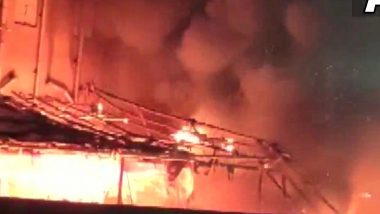 Mumbai: 20 Motorcycles Gutted in Massive Fire in Nehru Nagar in Kurla