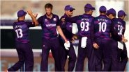 T20 World Cup 2021: Richie Berrington, Bowlers Shine as Scotland Defeat PNG in Group B, Round 1