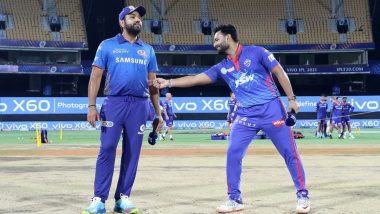 MI vs DC, IPL 2021 Toss Report & Playing XI: Jayant Yadav Replaces Rahul Chahar for Mumbai As Delhi Captain Rishabh Pant Opts To Bowl