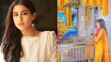 Navratri 2021: Sara Ali Khan Starts the Auspicious Festival by Praying at Karni Mata Temple in Udaipur (View Pic)