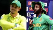Quinton De Kock&rsquo;s Decision To Withdraw From SA vs WI T20 World Cup 2021 Clash Surprised Proteas Skipper Temba Bavuma (Watch Video)