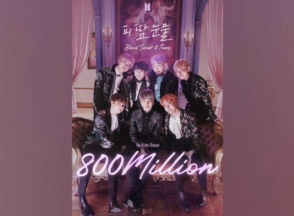World News | BTS' 'Blood Sweat & Tears' Hits 800 Million Views