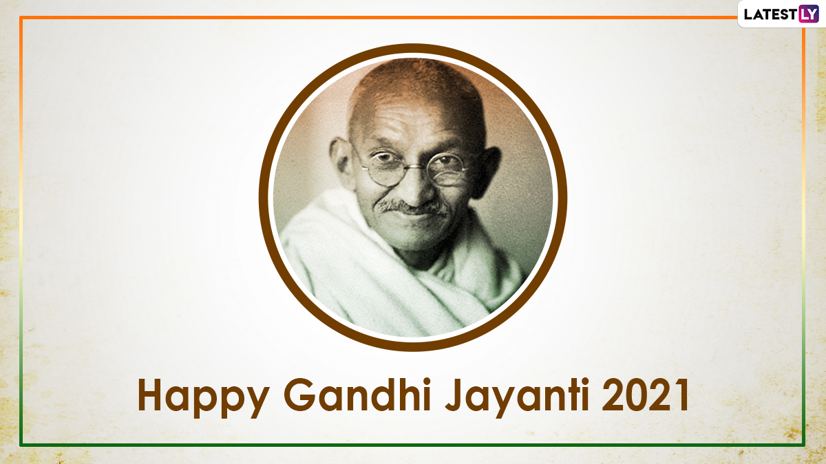 Premium Vector | Gandhi jayanti celebration greeting with hindi calligraphy  and spectacles logo