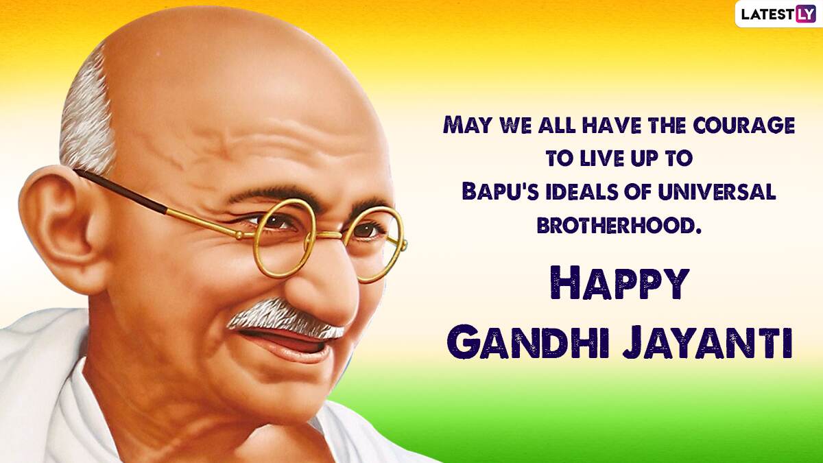 Happy Gandhi Jayanti 2021 Messages, Wishes & Greetings: WhatsApp ...