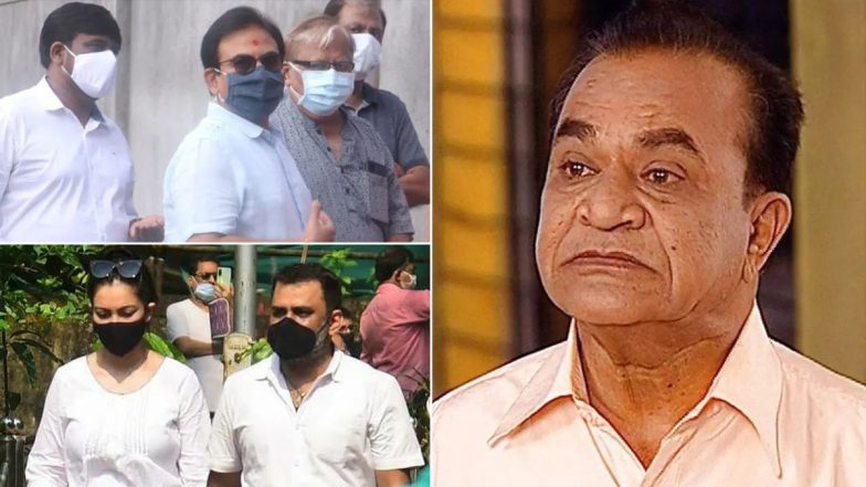 Ghanshyam Nayak’s Funeral: Dilip Joshi, Munmun Dutta Bid Final Goodbye to TMKOC’s Nattu Kaka (View Pics)