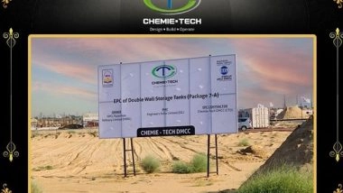 Business News | HRRL Awards Chemie-Tech EPCC LSTK Contract for Double Wall Tanks in Rajasthan Refinery Complex, India