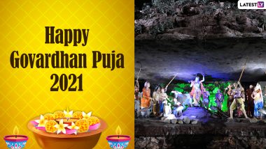 When Is Govardhan Puja 2021 in India? Know Date, Annakut Puja Shubh Muhurat and Significance of Hindu Festival Dedicated to Lord Krishna During Diwali Week