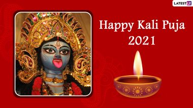 Top Kali Puja 2021 Wishes, Greetings, GIFs, Messages, HD Images and Wallpapers to Celebrate Shyama Puja With Family and Friends