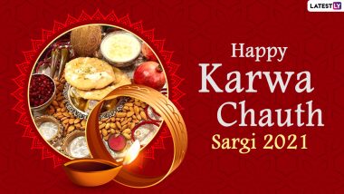 Happy Sargi 2021 Greetings, Karwa Chauth Images and HD Wallpapers for Free Download Online: Wish Happy Karva Chauth With WhatsApp Messages, SMS and Quotes
