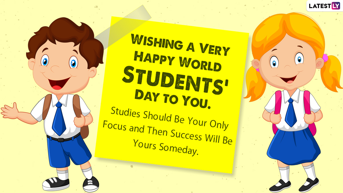 Happy Students’ Day 2021 Greetings: WhatsApp Stickers, HD Images ...