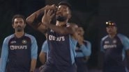 ICC T20 World Cup 2021: Hardik Pandya Bowls in the Nets After Undergoing Extended Fitness Session