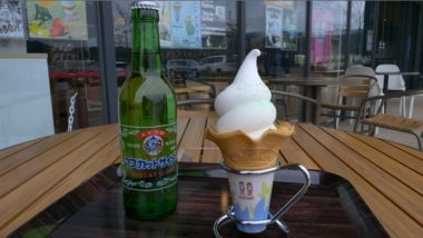 World News | Nissei Promotes Soft Ice Cream with Muscat Cider in Tohoku Region