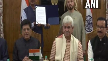 India News | J-K Administration Signs MoU with Dubai for Real Estate Development, Industrial Parks