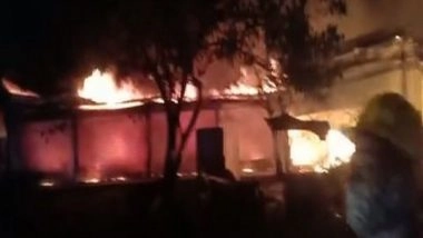 India News | Fire Breaks out at Furniture Godown in Thane