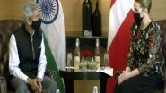 World News | EAM Jaishankar Meets Danish PM in New Delhi