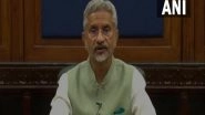 World News | Jaishankar to Embark on Three-nation Tour on October 10