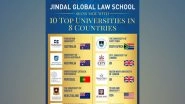 Business News | Jindal Global Law School Signs 10 New MoUs for Collaborations with Leading International Universities