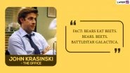 John Krasinski Birthday Special: 10 Best Jim Halpert Quotes From The Office That You Should Check Out