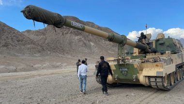 Made-In-India K9-Vajra Howitzer Regiment Inducted in Eastern Ladakh, Says Army Chief Manoj Mukund Naravane
